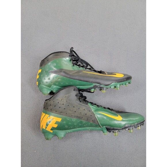 Nike Vapor‎ Elite Football Cleats Shoes Mens US 14 Green Yellow 534771-012
